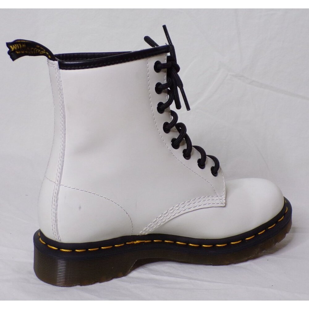 🆕 DR. MARTENS 1460 Vintage Lace-Up Ankle Boot Bootie 6 White - Picture 12 of 13